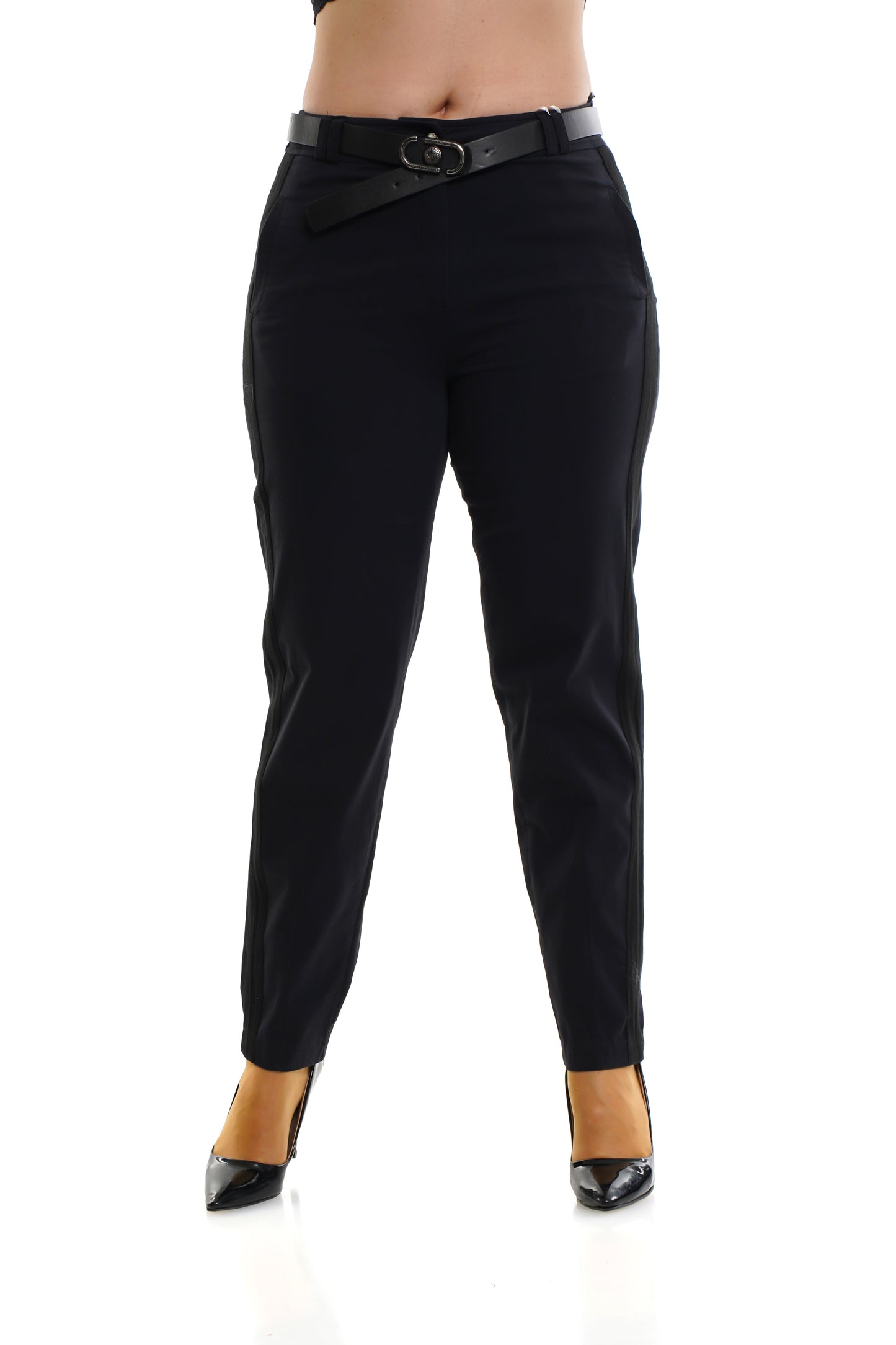 MAIZZA Women's Black Cotton Pants