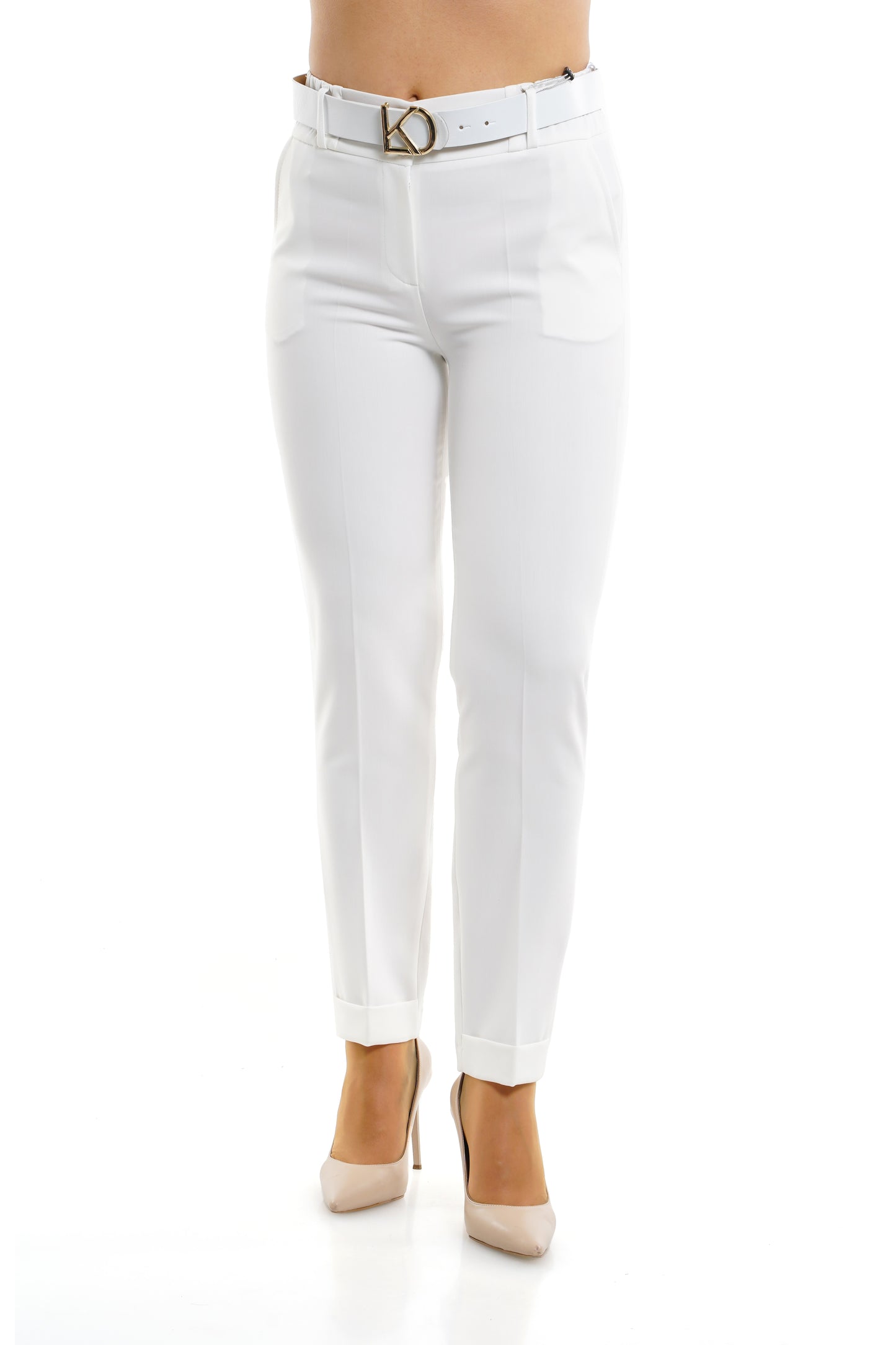 MAIZZA Women's White Dress Work Pants