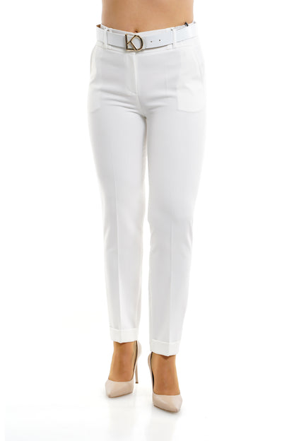 MAIZZA Women's White Dress Work Pants