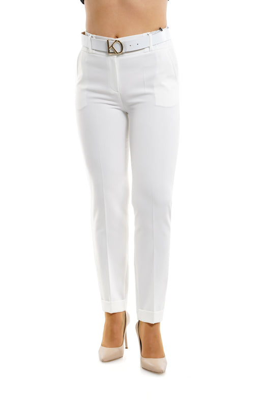 MAIZZA Women's White Dress Work Pants