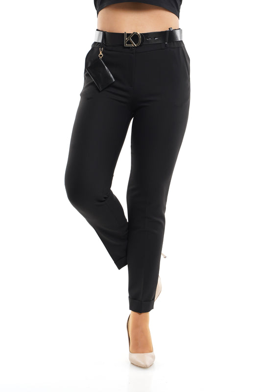 MAIZZA Women's Black Dress Work Pants